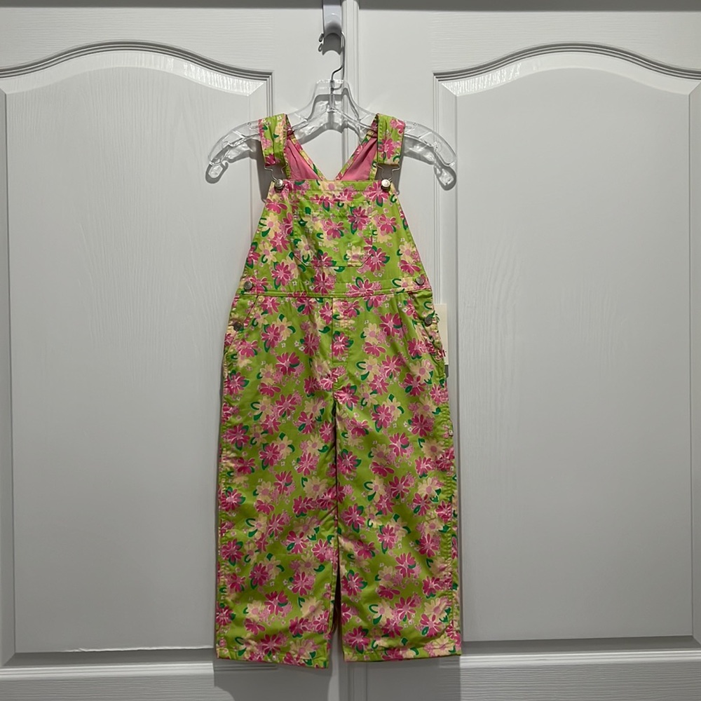 NWT Lilly Pulitzer Sammy Girl’s Overalls - Size 5